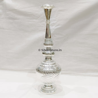 Silver Paneer Chembu /Silver Gulabdani - 925 Bis Hallmark Pooja Item