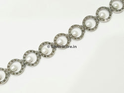 Silver Pearl Marker Bracelets For Women Braclet