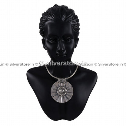 Silver Pendant With Chain Pendant