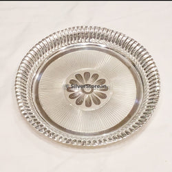 925 Silver Pooja Plate - 10 Size Bis Hallmark Silver