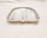 Silver Plate - Banana Leaf Pattern 925 Silver