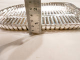 Silver Plate - Banana Leaf Pattern 925 Silver