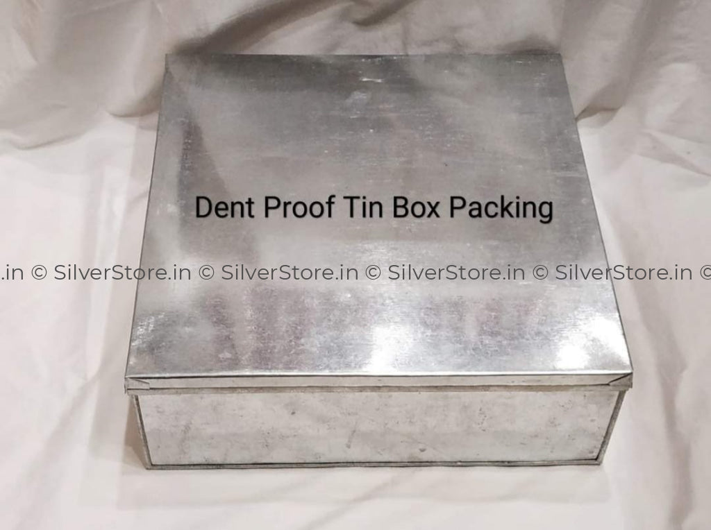 Silver Pooja Thali - 925 Bis Hallmarked Pooja Item