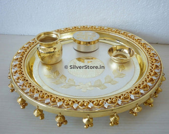 Silver Puja Thali / Pooja 925 Pooja Item