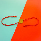 Silver Rakhi For Brother - Ganesh Pattern R1