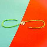 Silver Rakhi For Brother - Ganesh Pattern R8