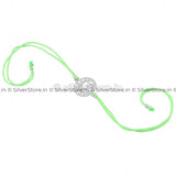 Silver Rakhi For Brother-Om Pattern-R15
