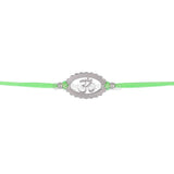 Silver Rakhi For Brother - Om Pattern R16