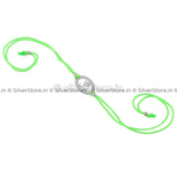 Silver Rakhi For Brother - Om Pattern R16