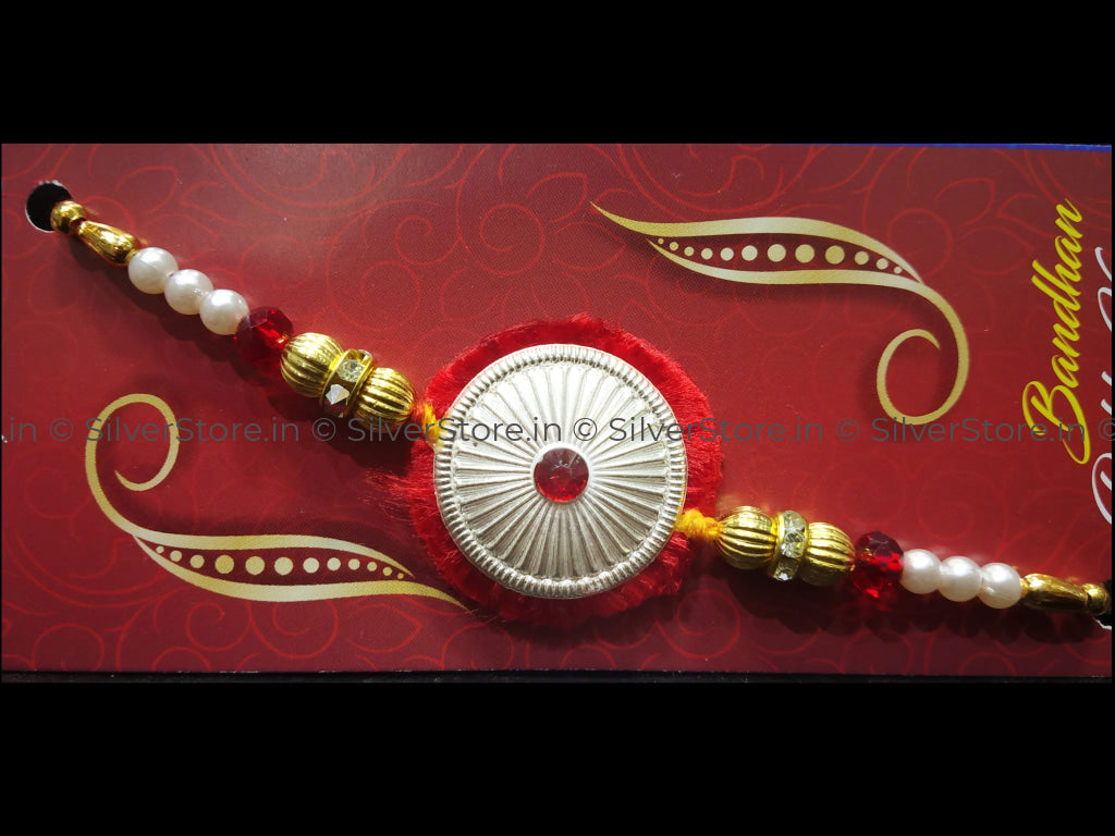Silver Rakhi For Brother - R17