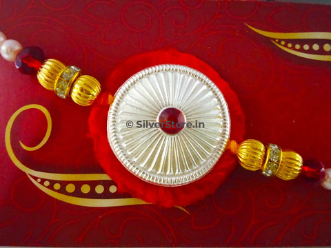 Silver Rakhi For Brother - R17