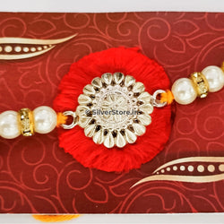 Silver Rakhi For Brother-R18