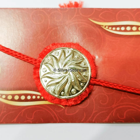 Silver Rakhi For Brother-R19