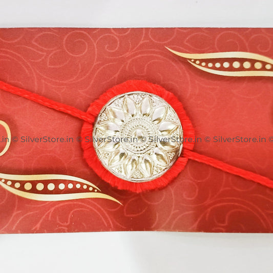 Silver Rakhi For Brother-R20