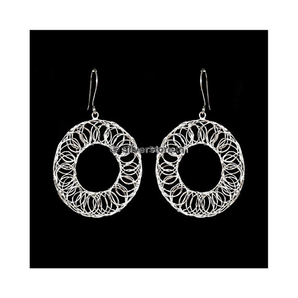 Round earrings - Silver-coloured - Ladies | H&M IN