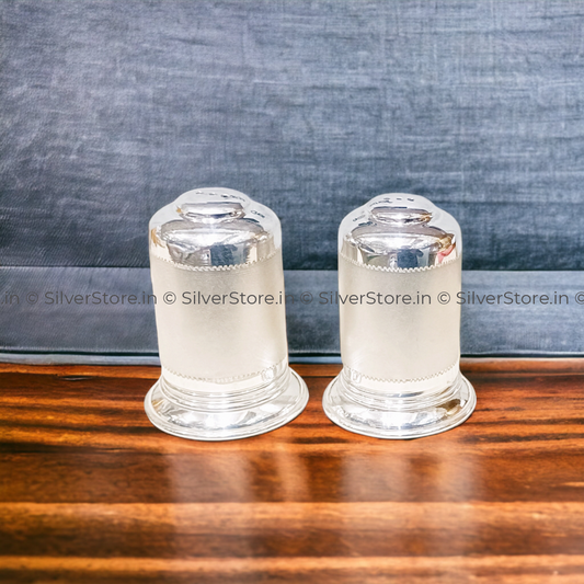 Silver Salt Pepper Shaker Set - 925 Silver