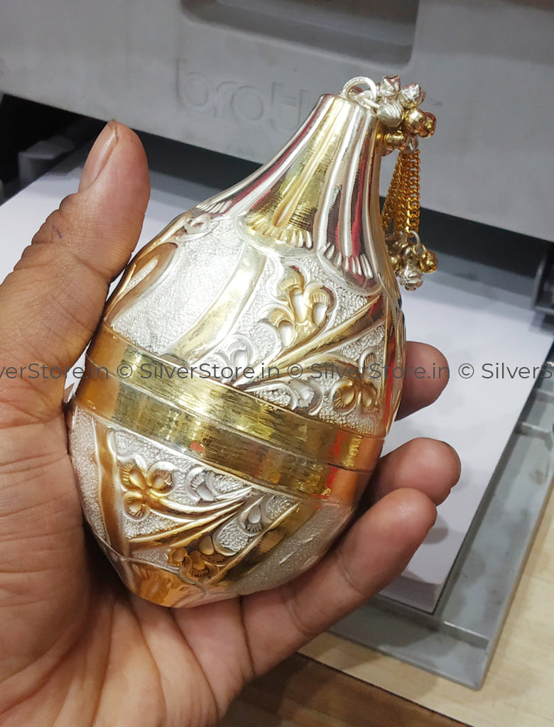 Silver Shreefal - Coconut Pooja Item