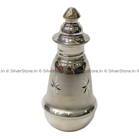 Silver Sindoor Box With Stick - 925 Silver