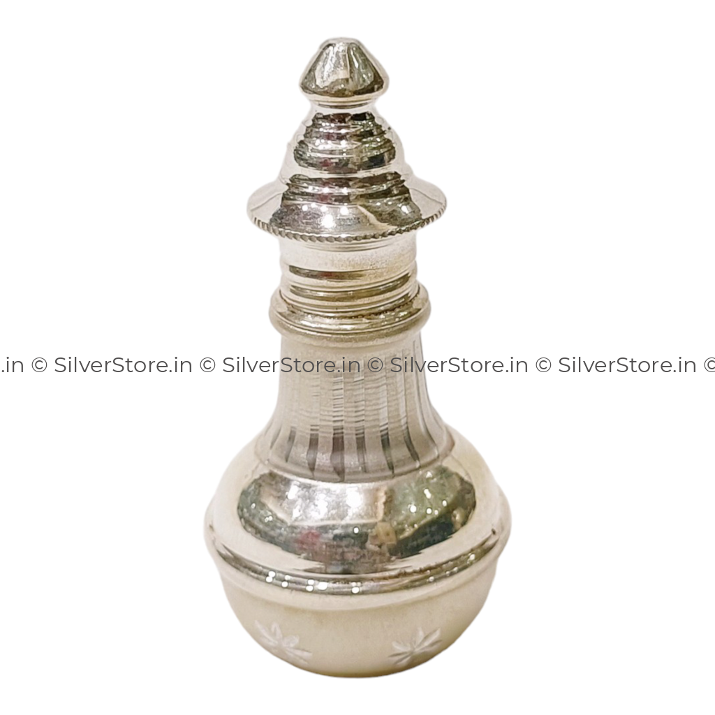 Silver Sindoor Box With Stick - 925 Silver