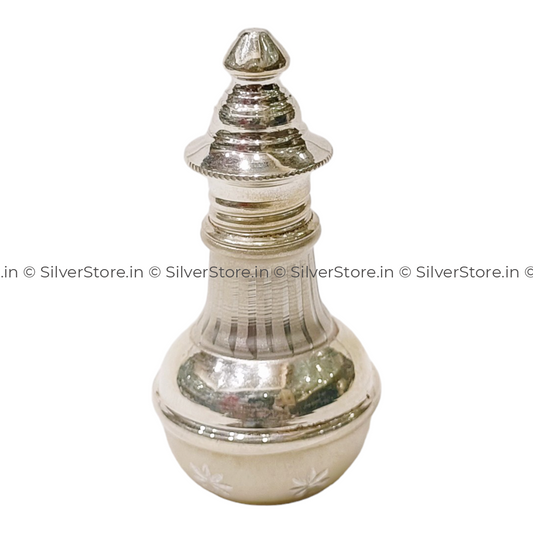 Silver Sindoor Box With Stick - 925 Silver