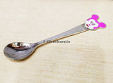 Silver Spoon For Baby - Pink Mickey Baby Gifts