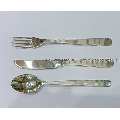 Silver Spoon - Fork Knife Set 925 Bis Hallmark