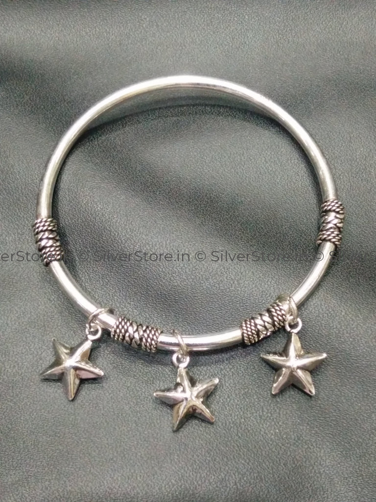 Silver Star Charm Bracelet