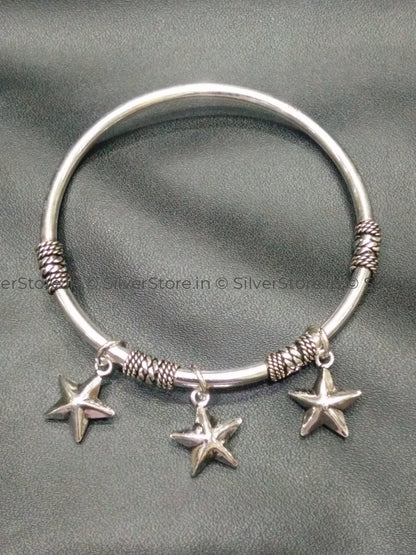 Silver Star Charm Bracelet
