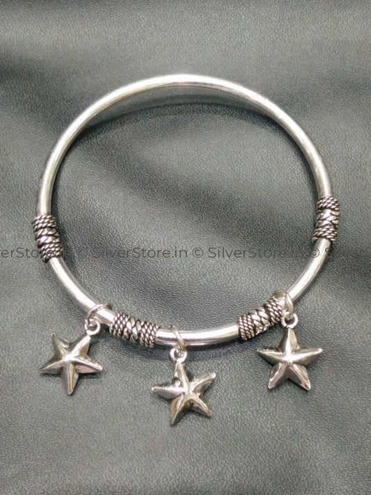 Silver Star Charm Bracelet