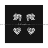 Silver Stud Earing