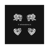 Silver Stud Earing