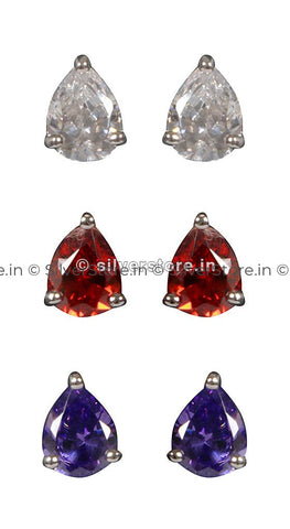 Silver Studs Earing
