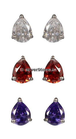 Silver Studs Earing