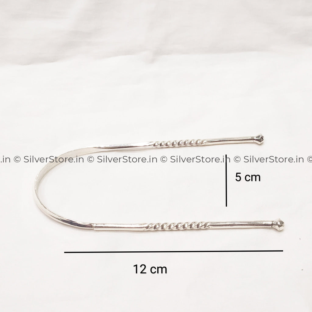 Silver Tongue Cleaner - Uliya Jibi 925 Purity Every Day Use