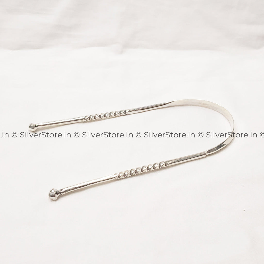 Silver Tongue Cleaner - Uliya Jibi 925 Purity Every Day Use