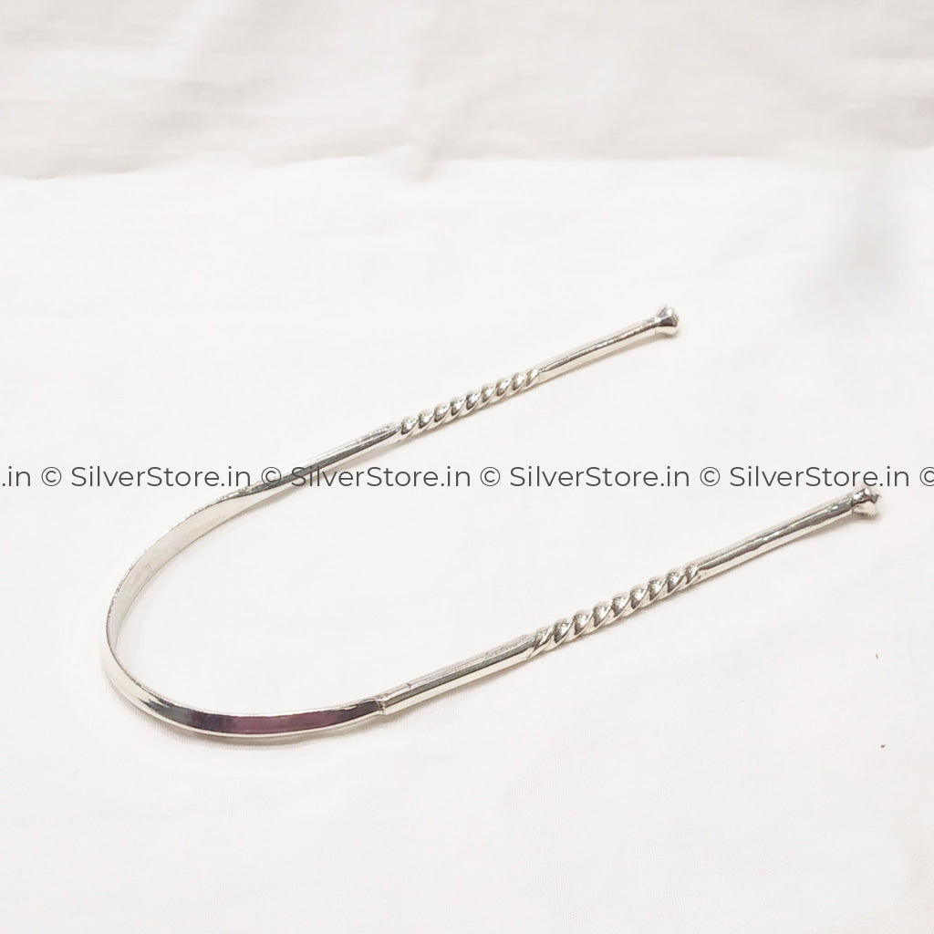 Silver Tongue Cleaner - Uliya Jibi 925 Purity Every Day Use