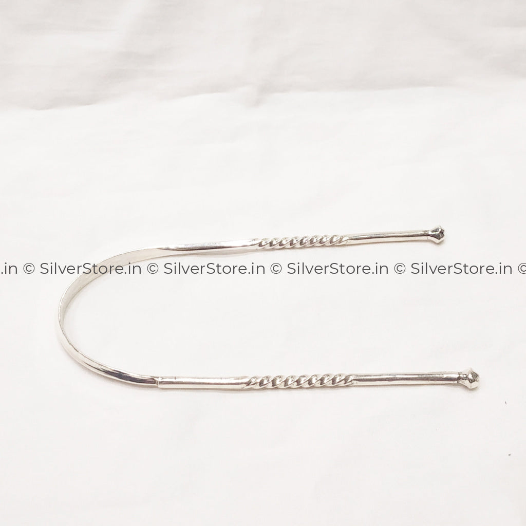 Silver Tongue Cleaner - Uliya Jibi 925 Purity Every Day Use