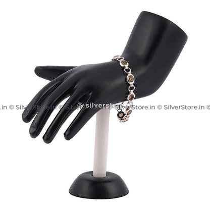 Silver Womens Bracelets With Moonstones Bracelet