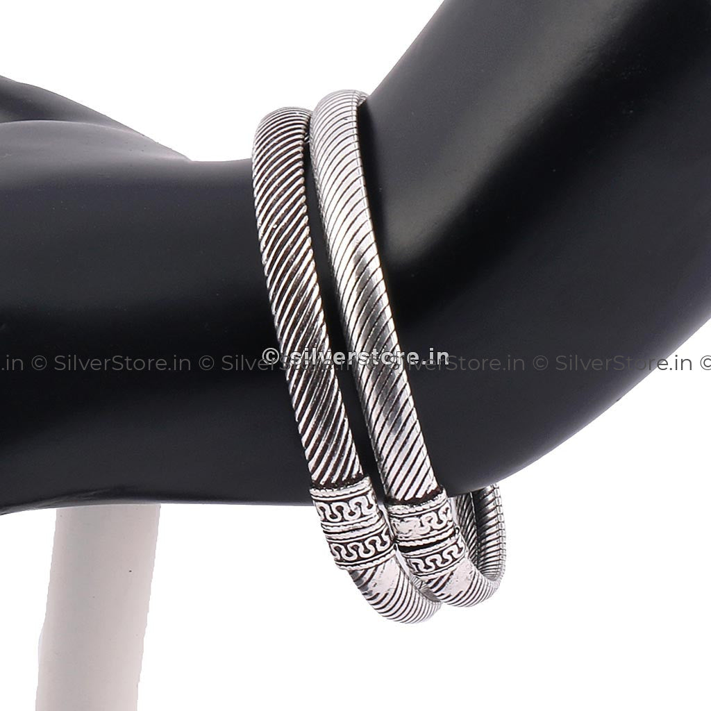 Silver Womens Kada / Bracelet Bracelets