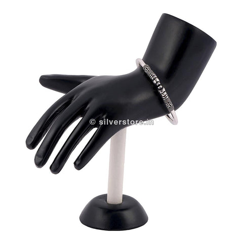 Silver Womens Openable Bangle Bracelets
