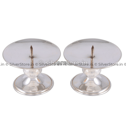 Sterling Silver Candle Holders