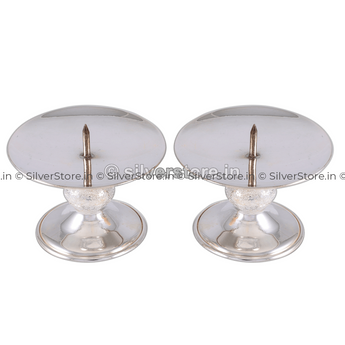 Sterling Silver Candle Holders