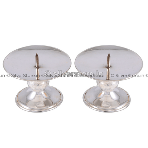Sterling Silver Candle Holders