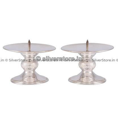 Sterling Silver Candle Holders