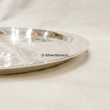 Silver Plate - Silver Plate For Pooja Thali